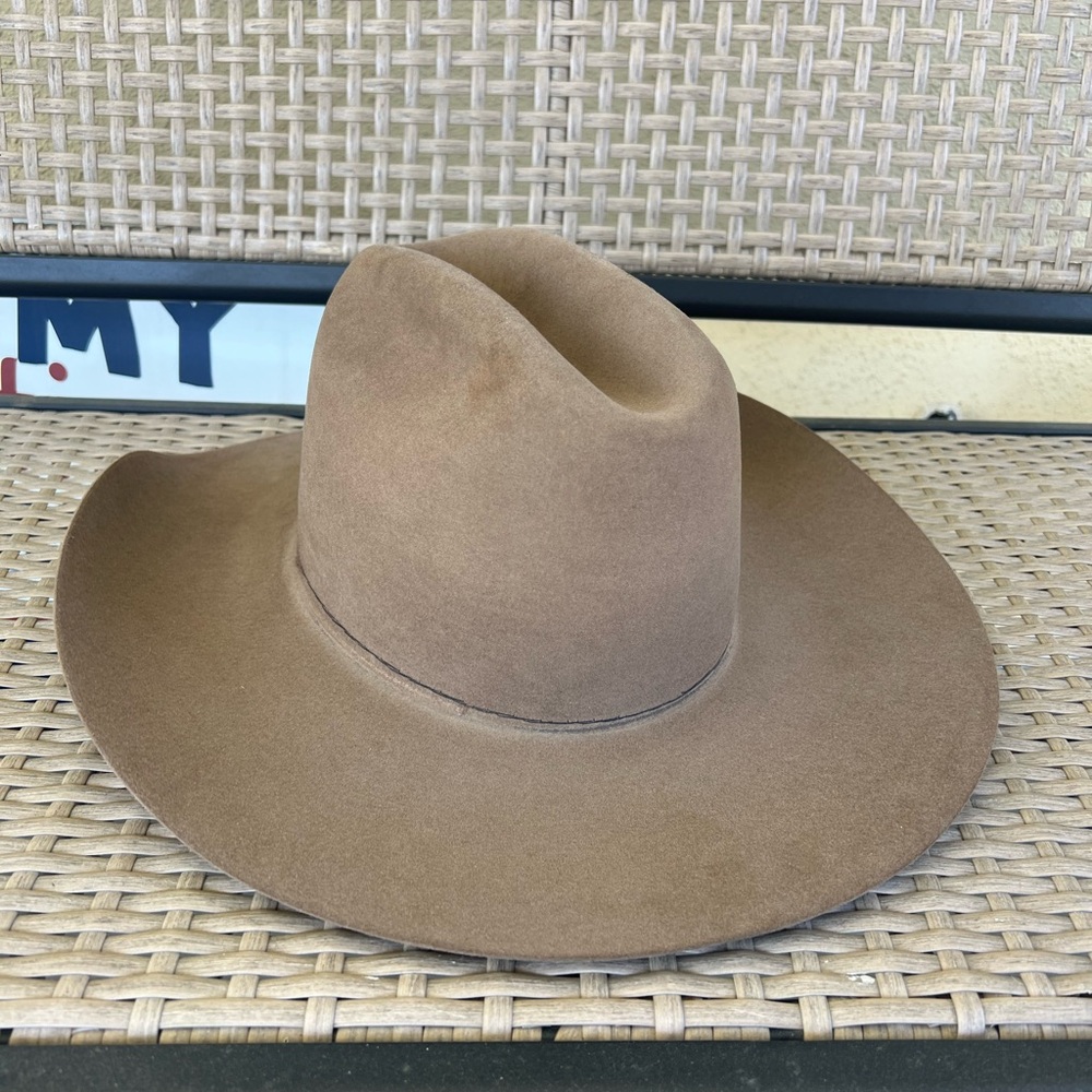 Brown Men's Felt Cowboy Hat